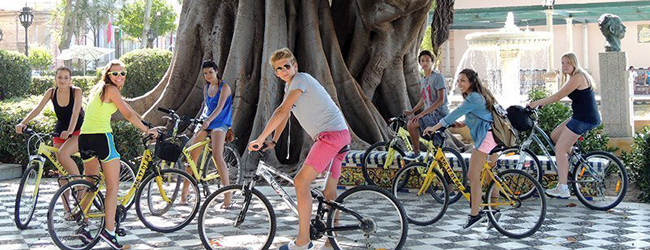 LISA-Sprachreisen-Schueler-Spanisch-Spanien-Cadiz-Freizeit-Ausflug-Fahrrad-City LISA-Sprachreisen-Schueler-Spanisch-Spanien-Cadiz-Freizeit-Ausflug-Fahrrad-City